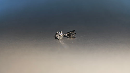 Aretes - Moissanita Rusa en Plata S925